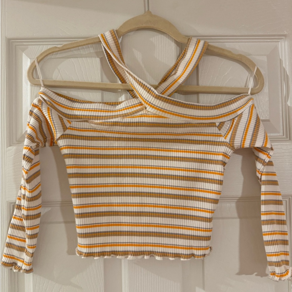 Striped Crop Top